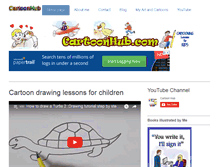 Tablet Screenshot of cartoonhub.com
